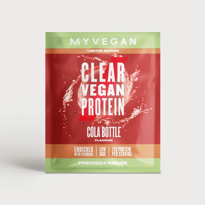 Proteína Clear Vegan – Sabor a Garrafa de Cola (amostra)