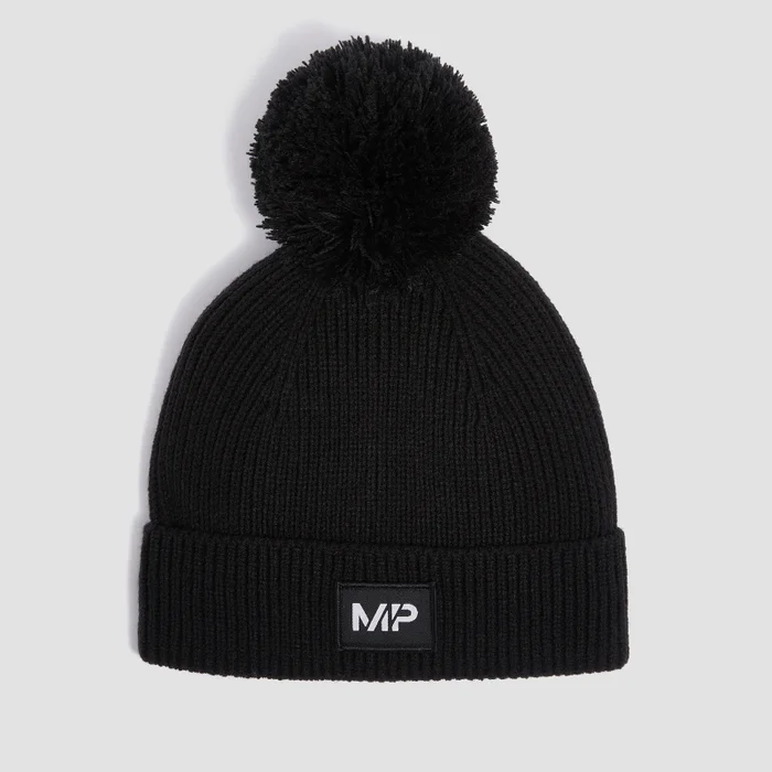 Gorro com Pom-pom da MP - Preto