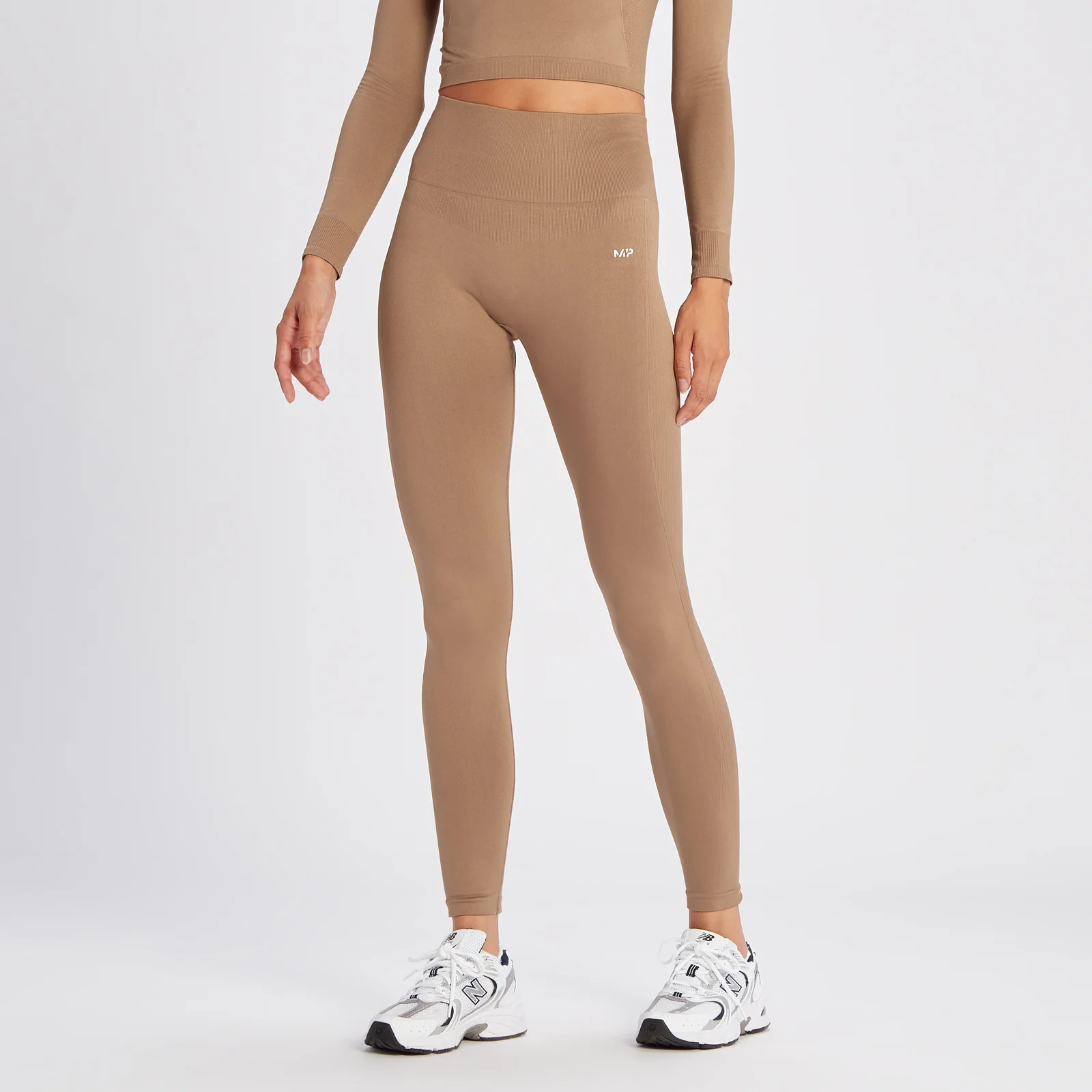 Leggings Sem Costuras Shape da MP para Senhora - Toffee - XS Imagem 1
