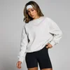 Camisola oversize Basics para mulher da MP - Mescla de cinza claro