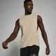 Camisola sem mangas com cavas descaídas Tempo da MP para Homem - Washed Stone