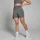 Calções Curtos sem Costuras Tempo Ultra Geometric para Senhora - Carbono