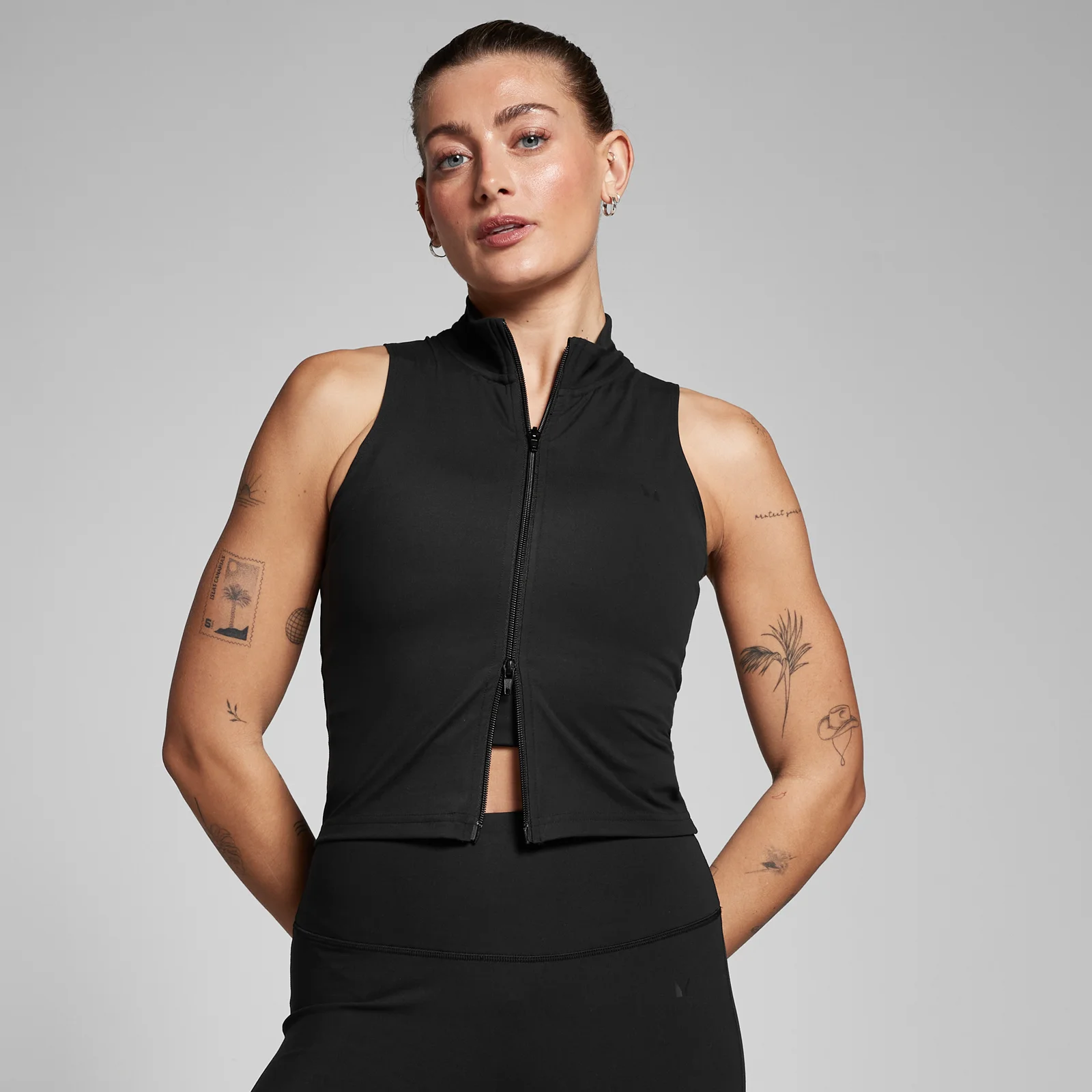 Caveada com fecho para mulher da MP - Preto - XS Imagem 1