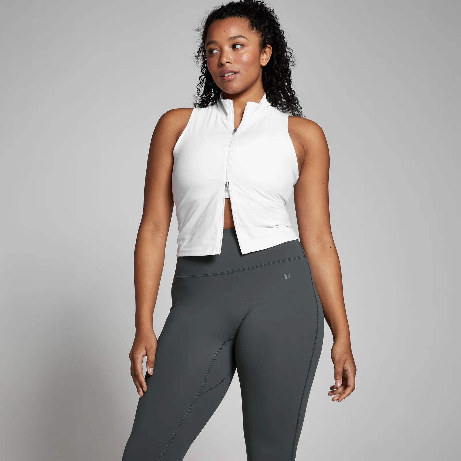 Caveada com fecho para mulher da MP - Branco - XS Imagem 1