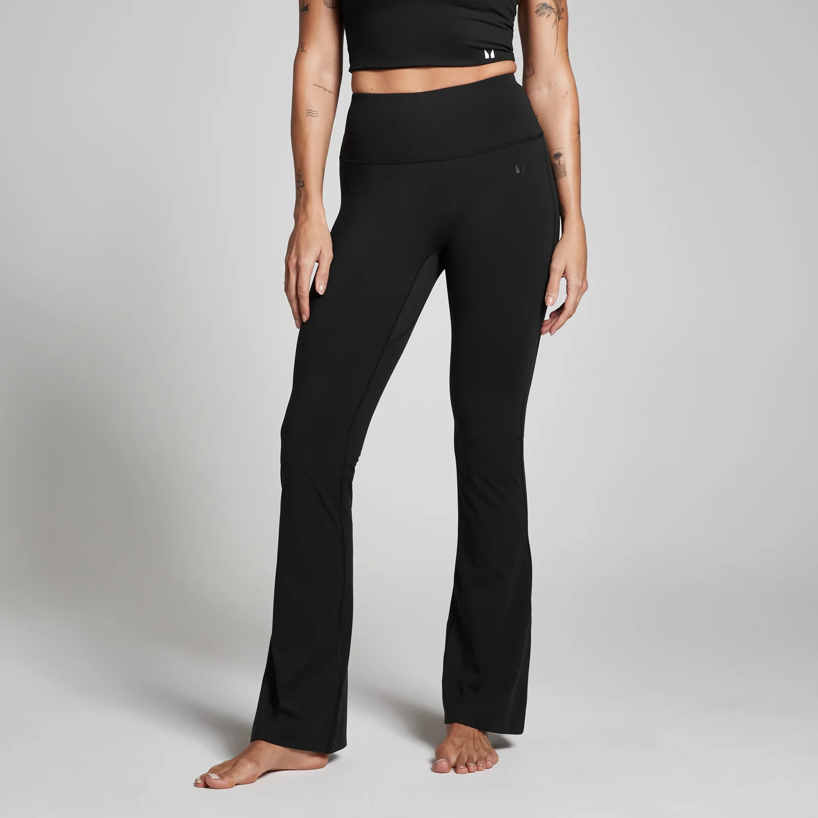 Leggings à boca de sino Tempo para mulher da MP - Preto - M Imagem 1