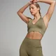 Soutien com decote halter sem costuras Tempo para mulher da MP - Light Olive