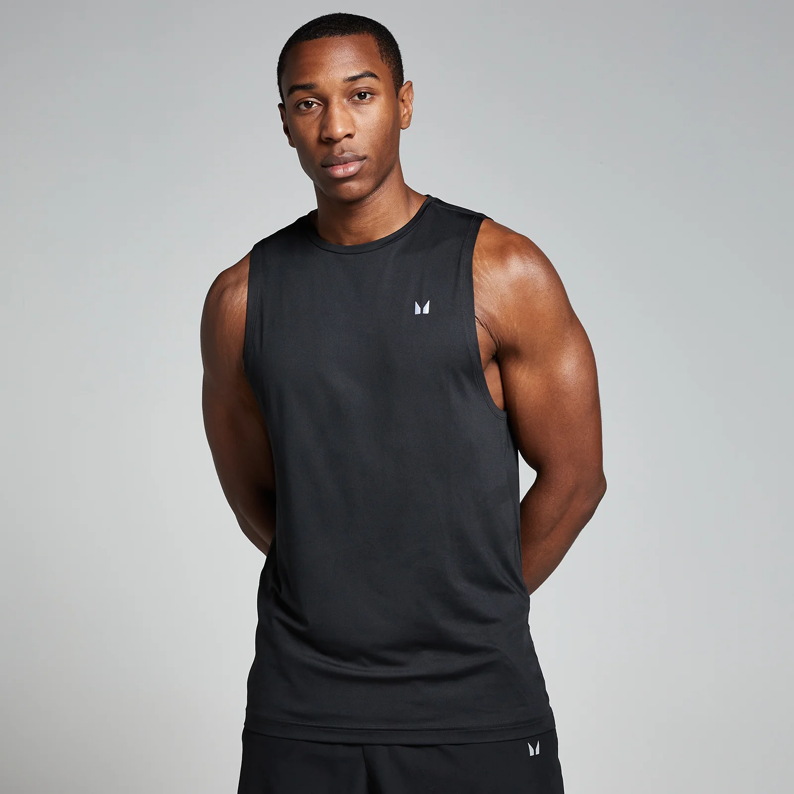 Camisola de treino sem mangas para homem da MP - Preto - M Imagem 1