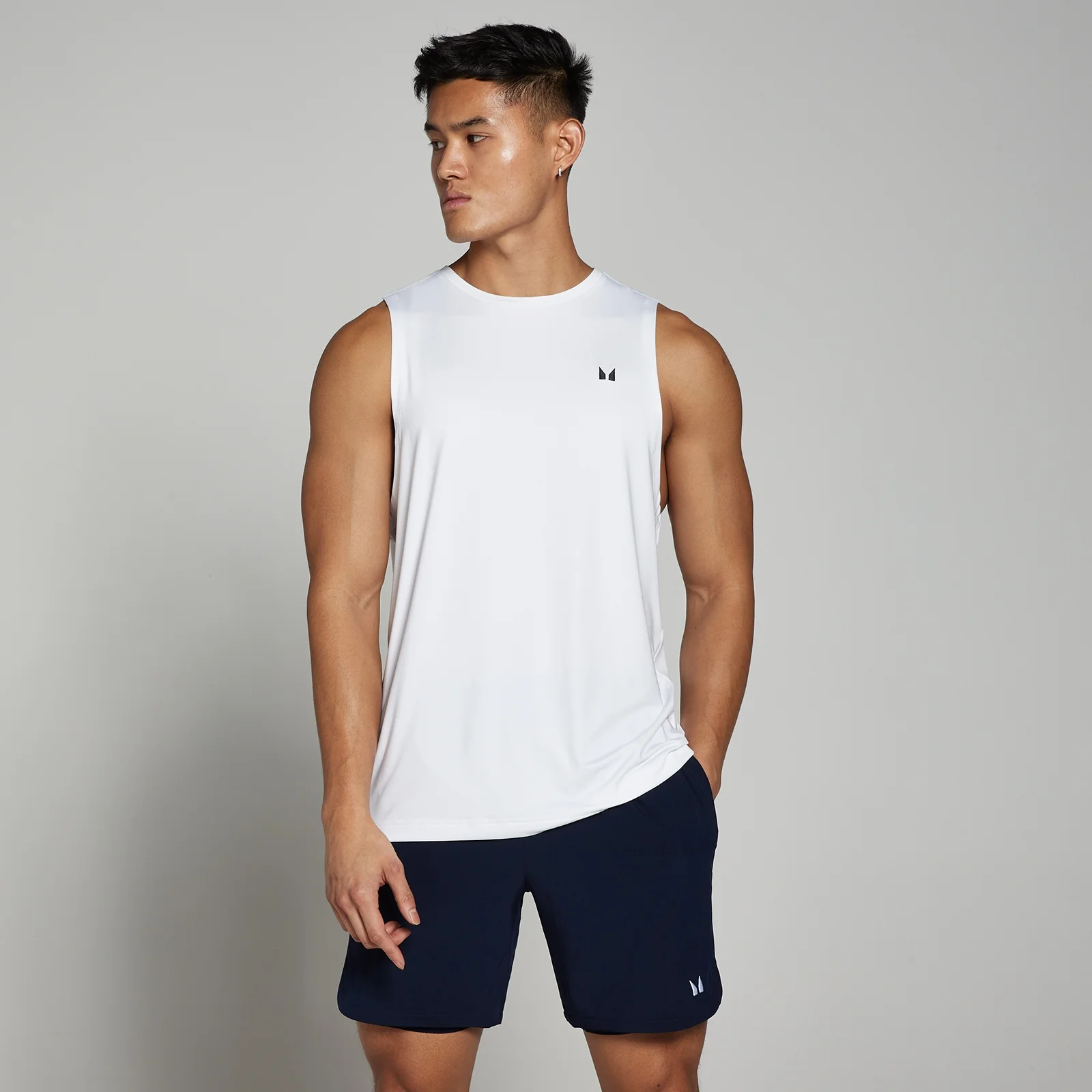 Camisola de treino sem mangas para homem da MP - Branco - M Imagem 1