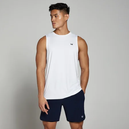 Camisola de treino sem mangas para homem da MP - Branco