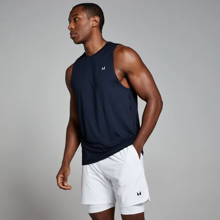 Camisola de treino sem mangas para homem da MP - Azul-marinho