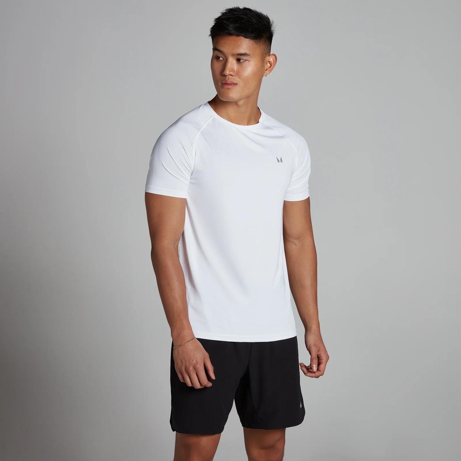 T-shirt de treino de manga curta para homem da MP - Branco - XXS Imagem 1