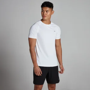 T-shirt de treino de manga curta para homem da MP - Branco - Size L