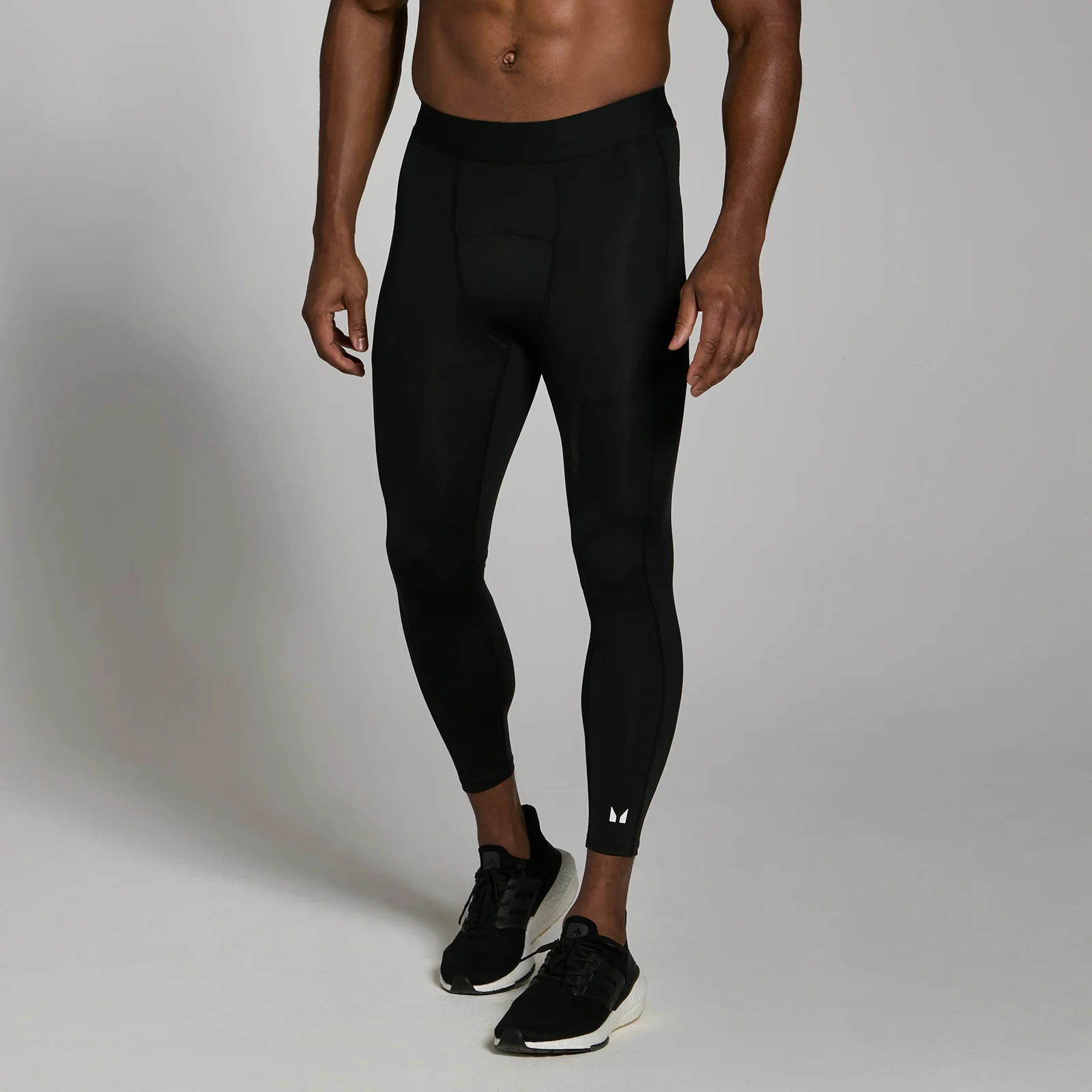 Leggings interiores 3/4 de treino para homem da MP - Preto - XS Imagem 1