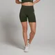 Calções à ciclista Shape, sem costuras, para mulher da MP - Verde floresta