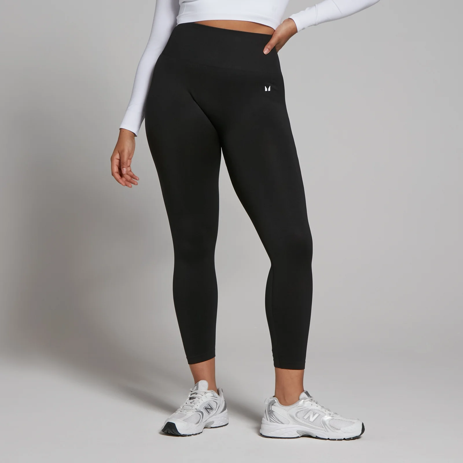 Leggings 7/8 Shape, sem costuras, para mulher da MP - Preto - M Imagem 1