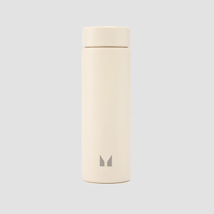 Garrafa de água grande em metal - Natural Cream