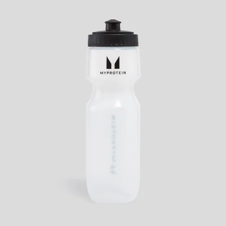 Garrafa de Água Desportiva da Myprotein - Transparente/Preto