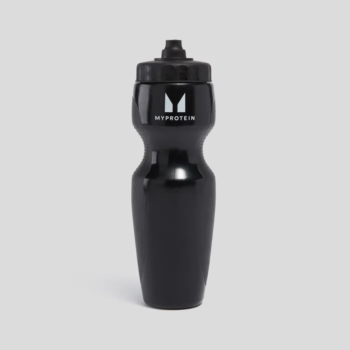 Garrafa de Água com Pega em Silicone da Myprotein - Preta