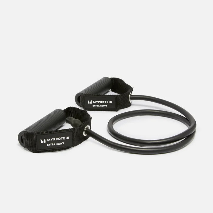 Banda de Resistência com Pegas da Myprotein - Intensa - Preto
