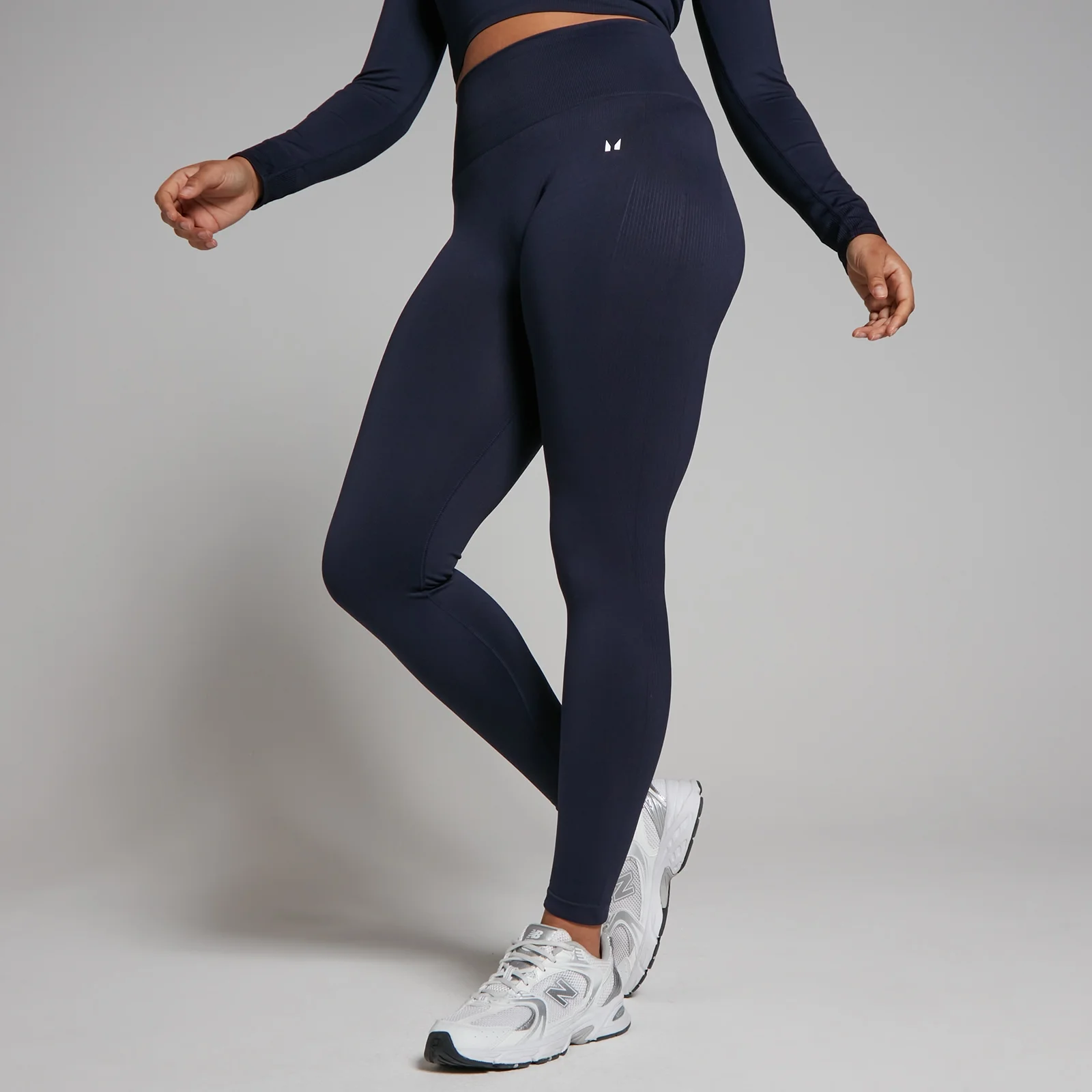 Leggings Shape sem costuras para mulher da MP - Azul-marinho - M Imagem 1
