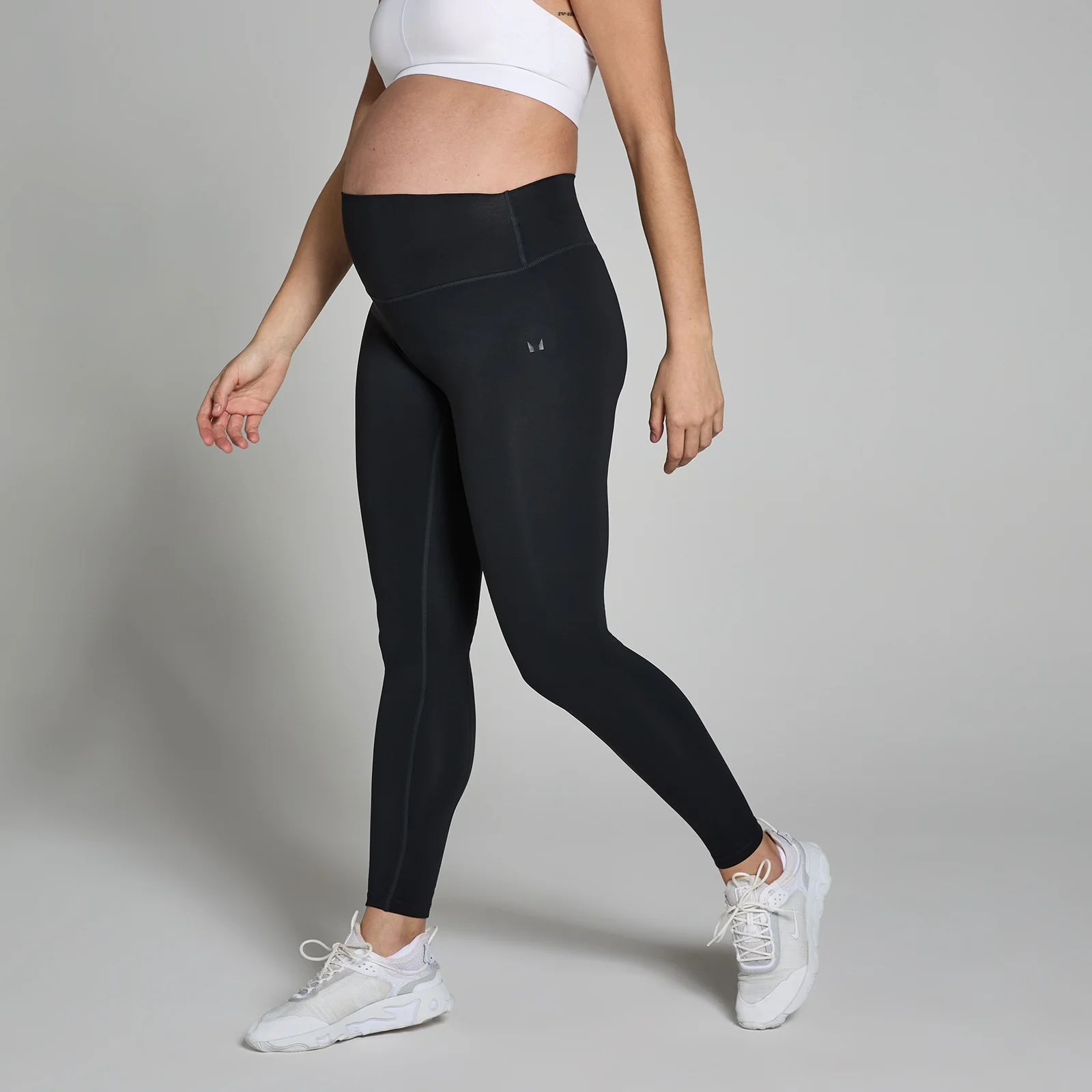 Leggings de Maternidade de Cintura Média da MP para Senhora - Preto - M Imagem 1