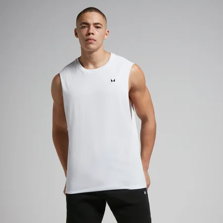 Camisola sem mangas com cavas descaídas Rest Day para homem da MP - Branco