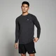 Camisola de manga comprida Performance para homem da MP - Mescla de preto