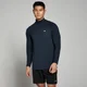 Camisola com fecho de correr 1/4 Performance para homem da MP - Mescla de azul-marinho