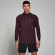 Camisola com fecho de correr 1/4 Performance para homem da MP - Merlot Marl