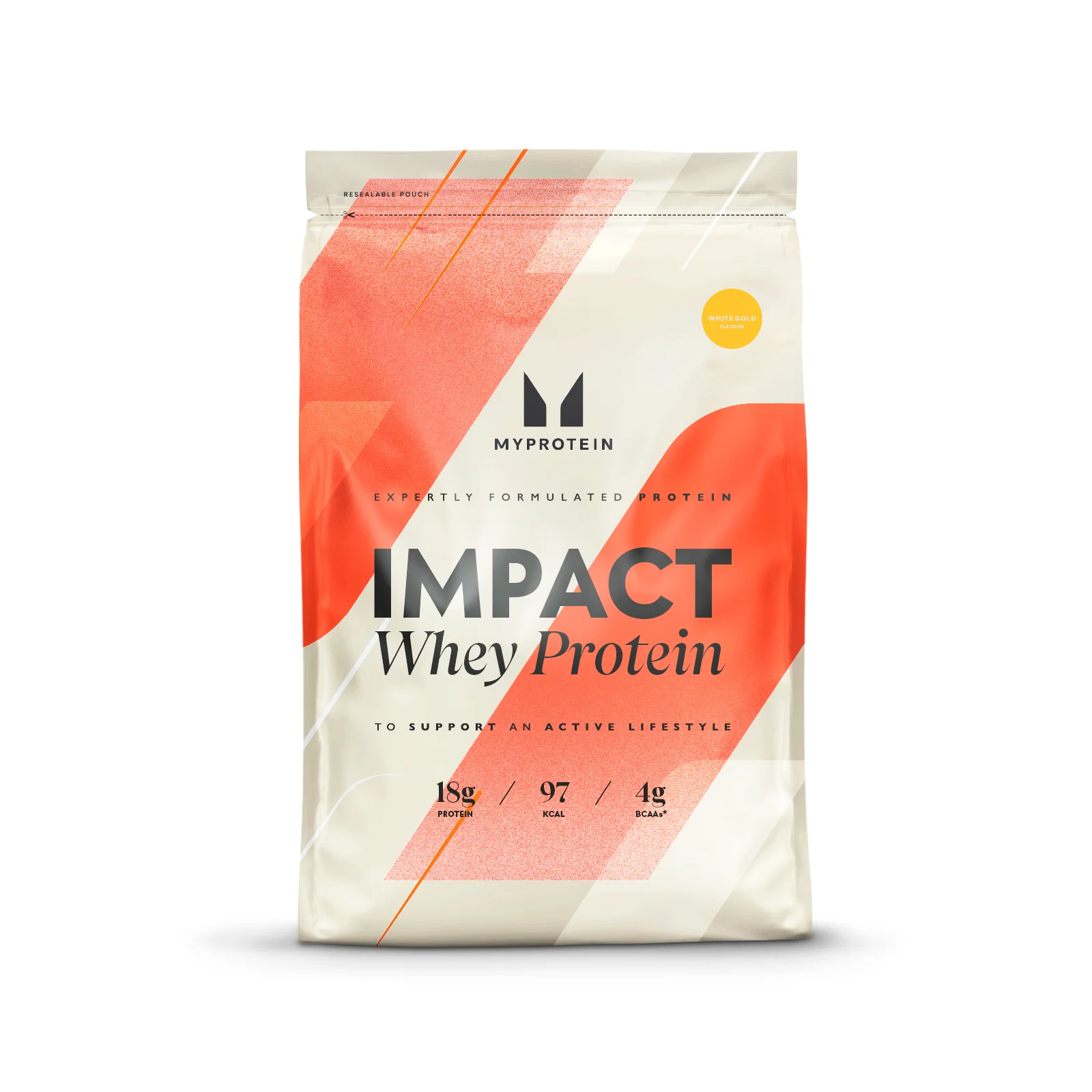 Impact Whey Protein - Sabor a Ouro Branco - 1kg - Chocolate Branco e Caramelo Imagem 1