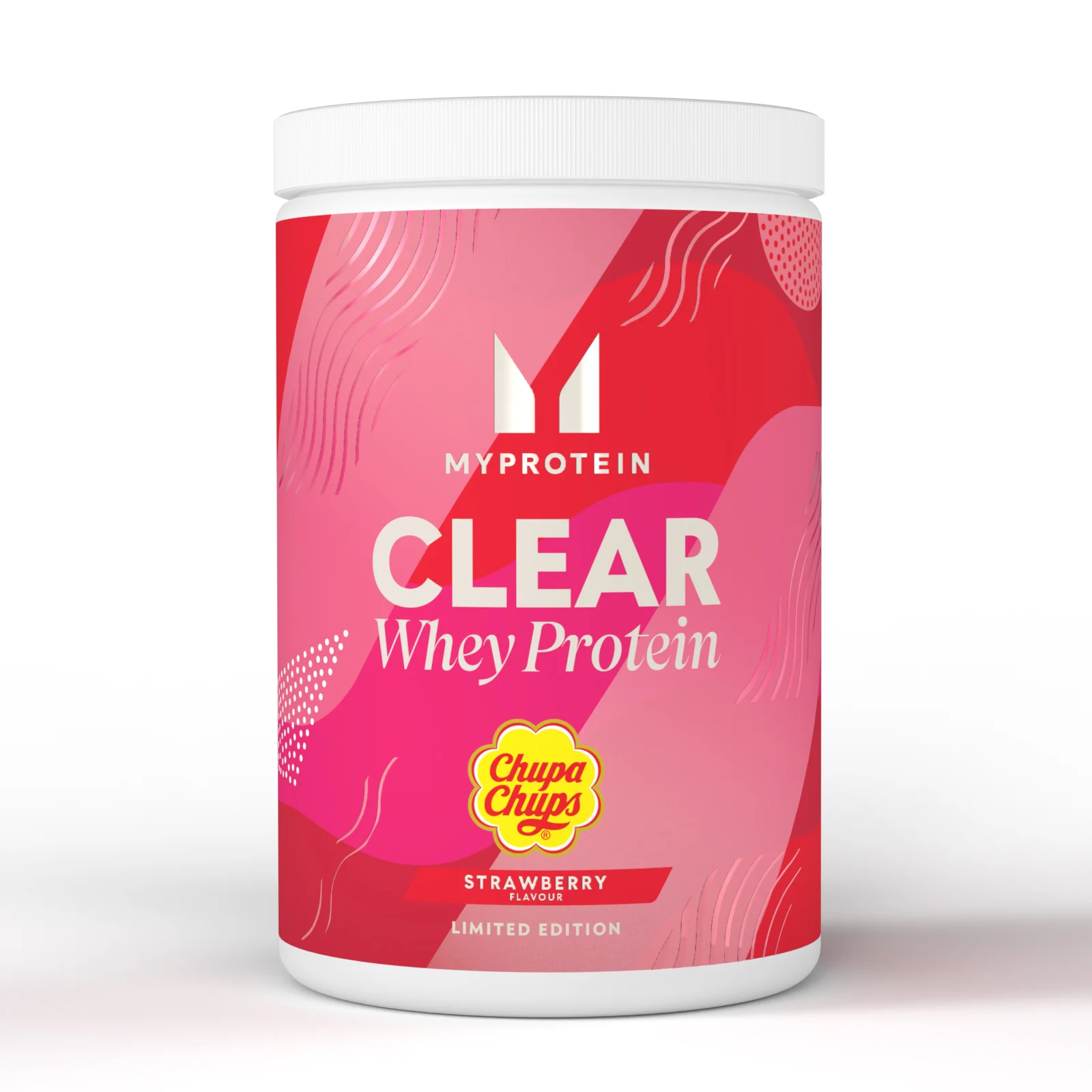 Clear Whey – Com sabor a Chupa Chups® de Morango - 20servings - Chupa Chups - Morango Imagem 1
