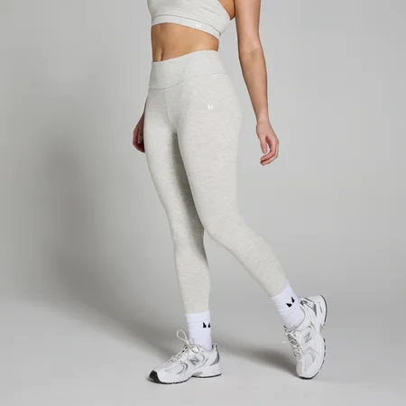 Leggings Basics para mulher da MP - Mescla de cinza claro