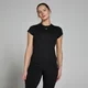T-shirt de corte justo e manga curta Basics para mulher da MP - Preto