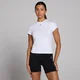 T-shirt de corte justo e manga curta Basics para mulher da MP - Branco