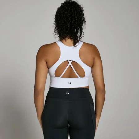 Soutien de Desporto Power Longline da MP para Senhora - Branco