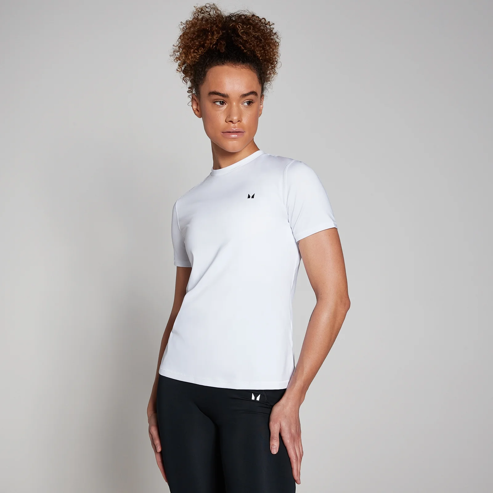T-shirt de Treino de Manga Curta da MP para Senhora - Branco - S Imagem 1
