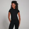 T-shirt de Manga Curta Tempo Body Fit da MP para Senhora - Preto