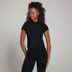 T-shirt de Manga Curta Tempo Body Fit da MP para Senhora - Preto