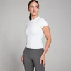 T-shirt de Manga Curta Tempo Body Fit da MP para Senhora - Branco