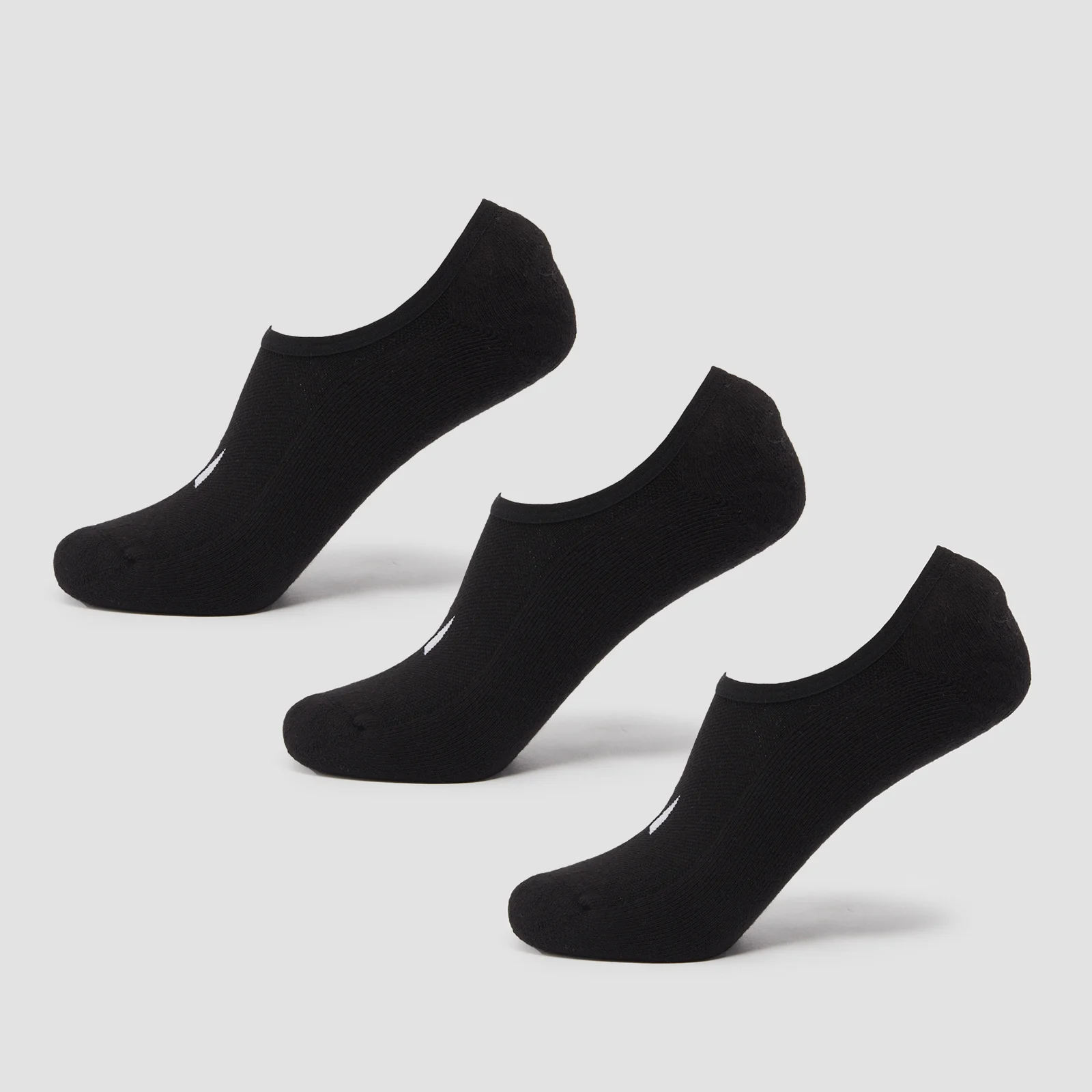 MP Unisex Invisible Socks (3 Pack) - Black - UK 2-5 Imagem 1