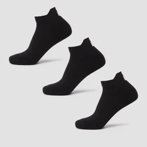 Meias de Treino Unissexo da MP (conj. de 3) - Preto - Size UK 9-11