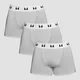Boxers da MP para Homem (conj. 3) Grey Marl/Branco