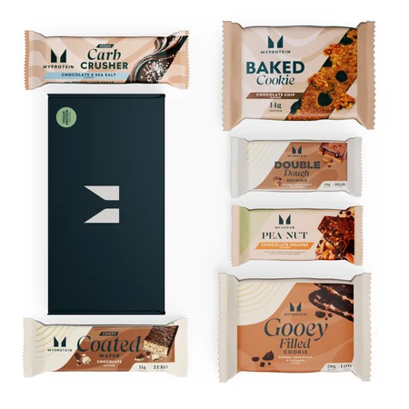 Caixa de Snacks de Proteína