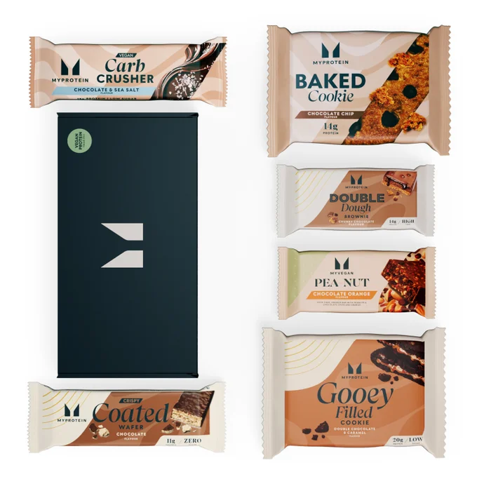 Caixa de Snacks de Proteína