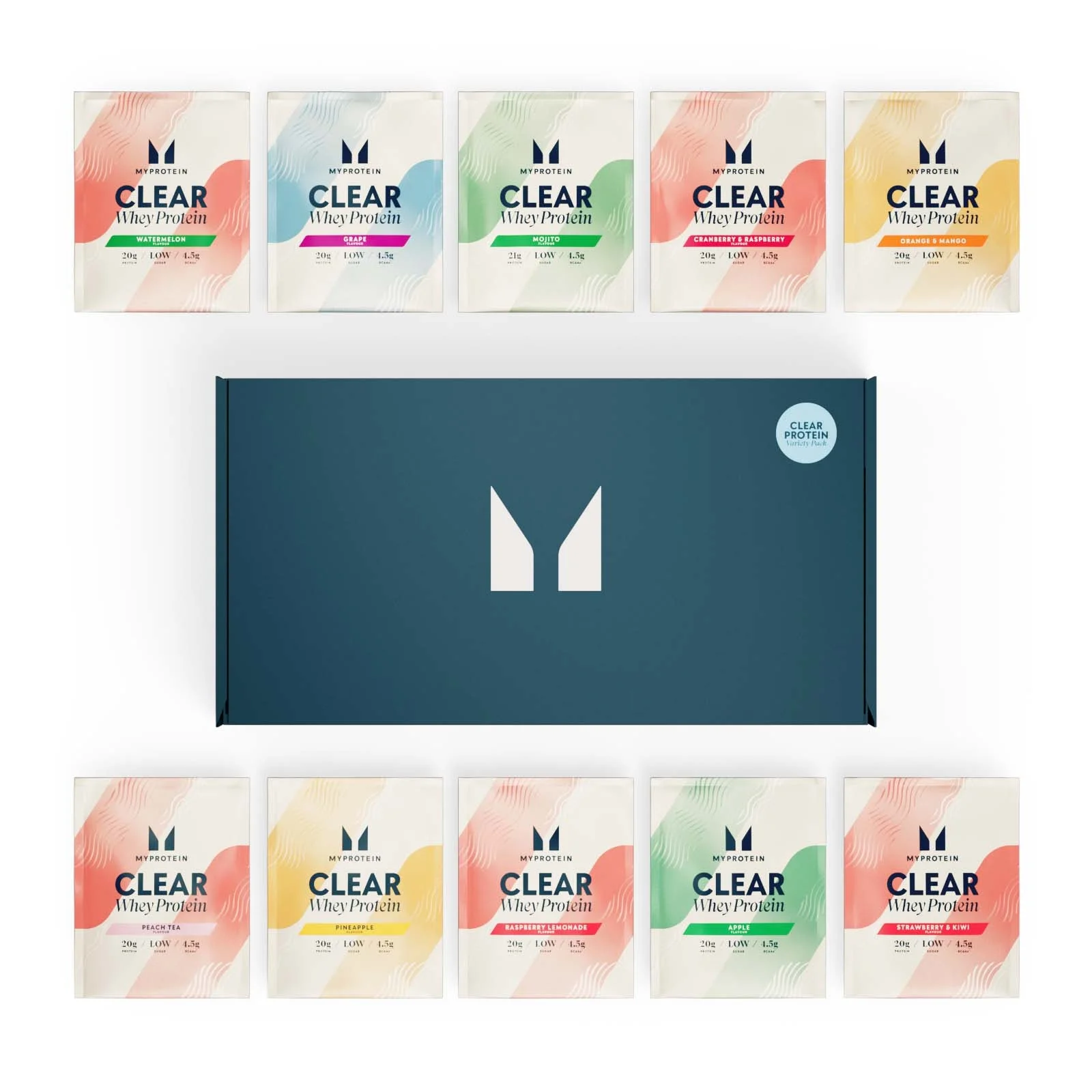 Caixa de Variedades de Proteína Clear Imagem 1