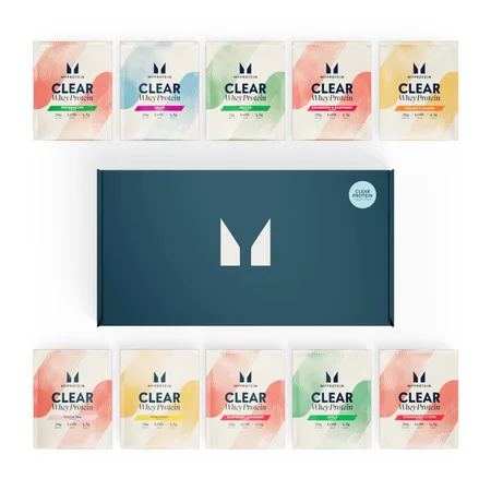 Caixa de Variedades de Proteína Clear