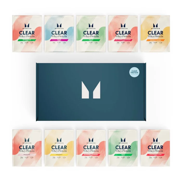 Caixa de Variedades de Proteína Clear
