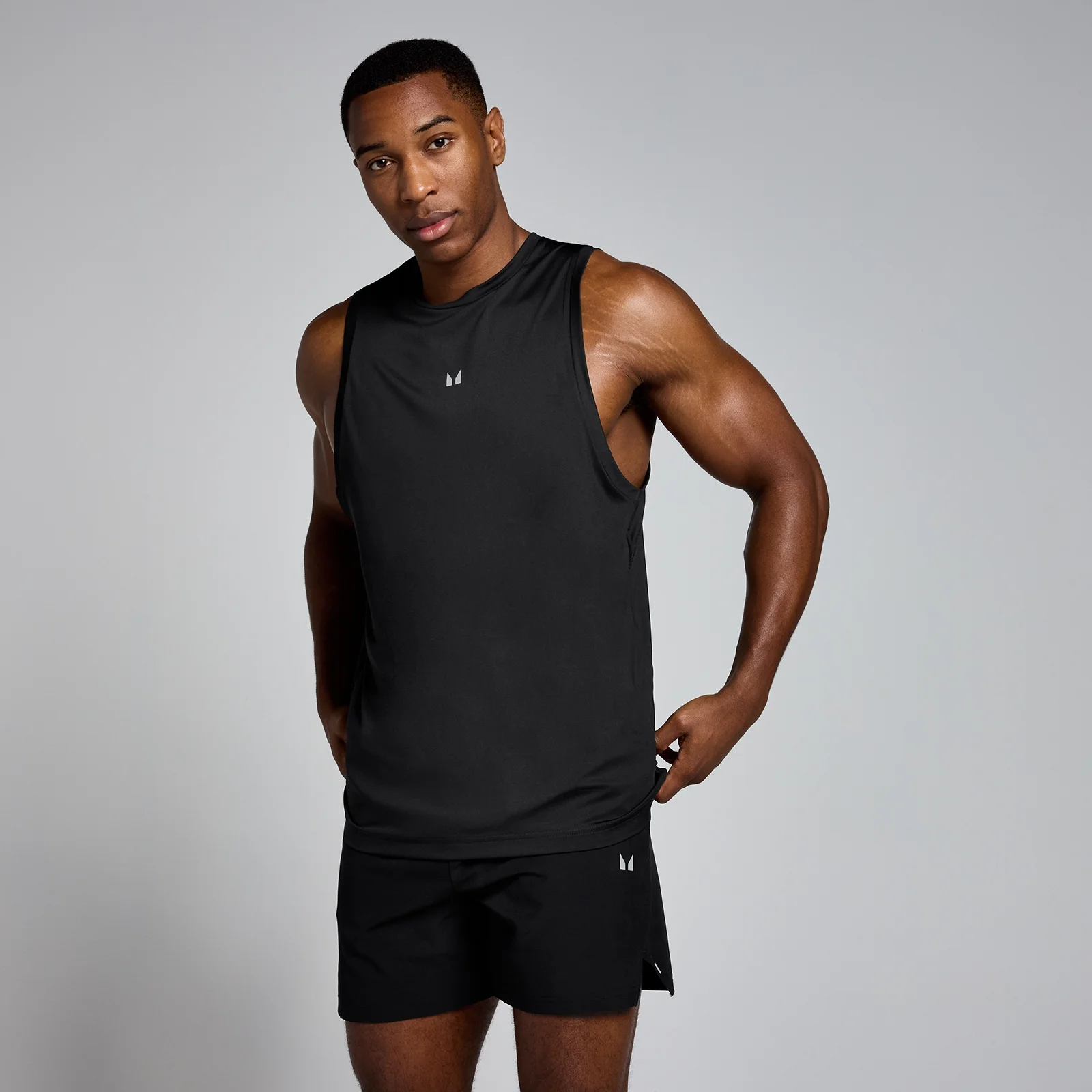 Camisola sem Mangas Velocity da MP para Homem - Preto - XS Imagem 1