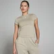 T-shirt de Manga Curta Basic Body Fit da MP para Senhora - Fog
