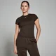 T-shirt de Manga Curta Basic Body Fit da MP para Senhora - Coffee